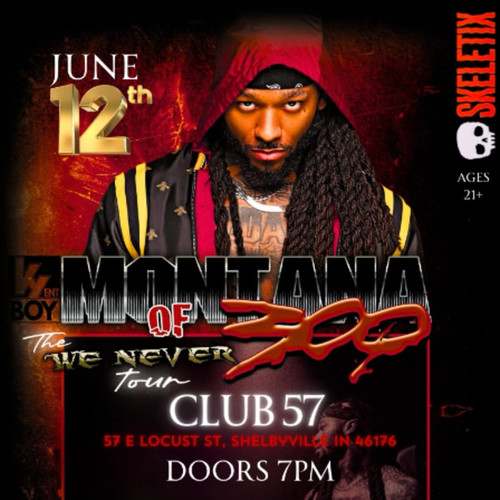 4 Person Booth  - MONTANA OF 300 LIVE @ Club 57 SHELBYVILLE IN @ Club 57 - 2025-06-12
