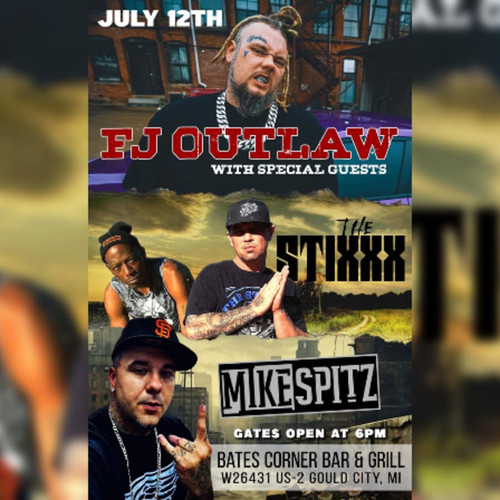 General Admission - FJ OUTLAW LIVE @ Bates Corner Bar & Grill - 2025-07-12