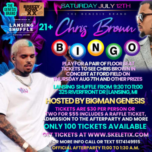 2 for $55 general admission  - BREEZY BOWL BINGO  @ Lansing Shuffle - 2025-07-12