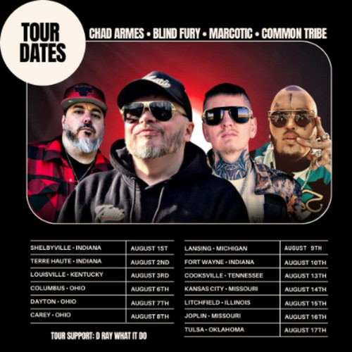 General Admission - Blind Fury- Chad Armes- Common Tribe- Marcotic- D Ray live in Columbus OH Victory's  @ Classic's Victory's Sports Bar - 2025-08-06