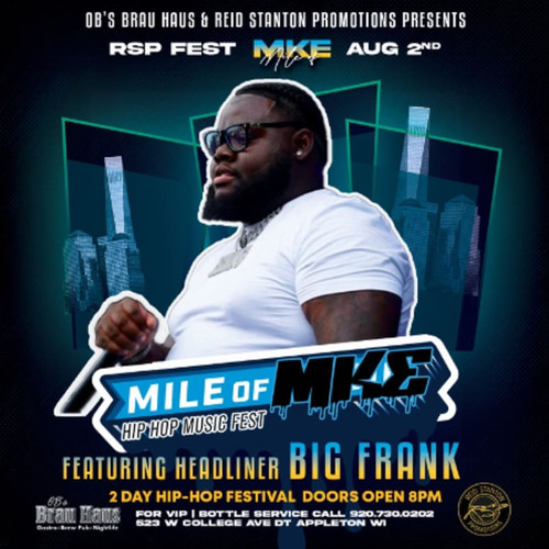 General admission - Big Frank Appleton, WI @ Ob's Brau Haus - 2025-08-02