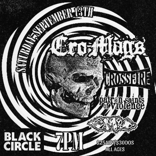 General Admission  - Stranger Attractions Presents CRO MAGS!!  @ Black Circle - 2025-09-13