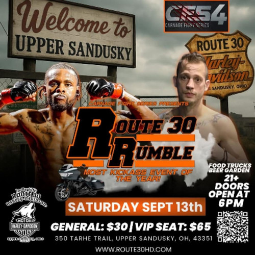 General Admission Ticket  - Carnage Series 4 - Route 30 Rumble  @ Route 30 Harley-Davidson - 2025-09-13