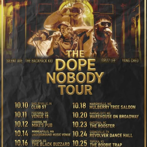 General Admission - MEET AND GREET ARTISTS - Dope Nobody Tour - TOPEKA, KS @ The Boobie Trap Bar - 2025-10-25