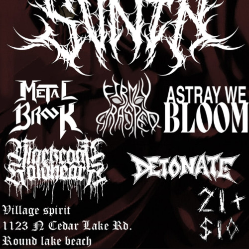 General Admission  - Monster Bash VI ft. SVNTN, Astray We Bloom, Firmly Grasped+More @ Village Spirit Pub  - 2025-10-25