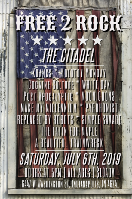 A Beautiful Trainwreck - Free 2 Rock at The Citadel @ The Citadel Music Hall - 2019-07-06