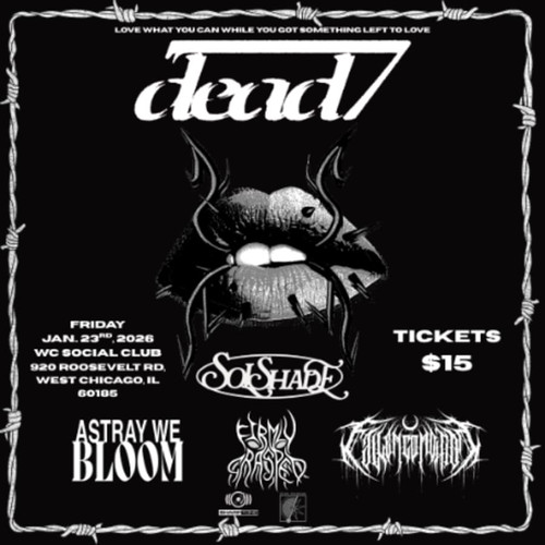 Reserved Table for 2 - dead7 @ The WC Social Club - 2026-01-23