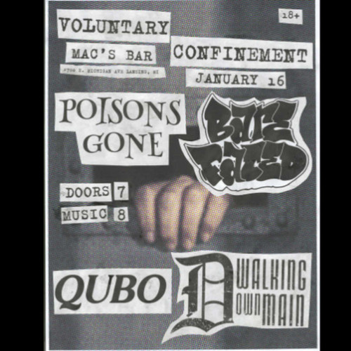 General Admission-Poisons Gone - Voluntary Confinement @ Macs Bar - 2026-01-16