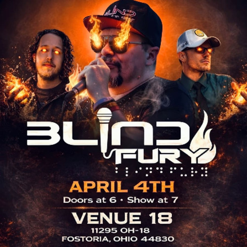 VIP SEATING (Limited Available)  - Blind Fury Live At Venue 18 @ Venue 18 - 2026-04-04