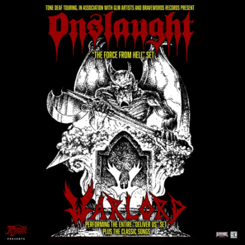 Side Stage Booth - ONSLAUGHT & WARLORD @ The WC Social Club - 2026-04-06