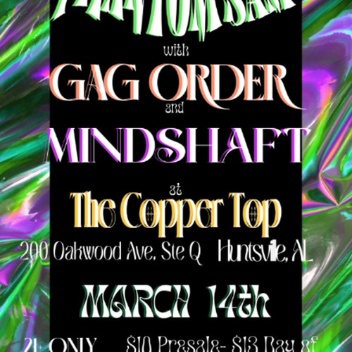 General Admission - Phantom Sam (Huntsville) @ Copper Top - 2026-03-14