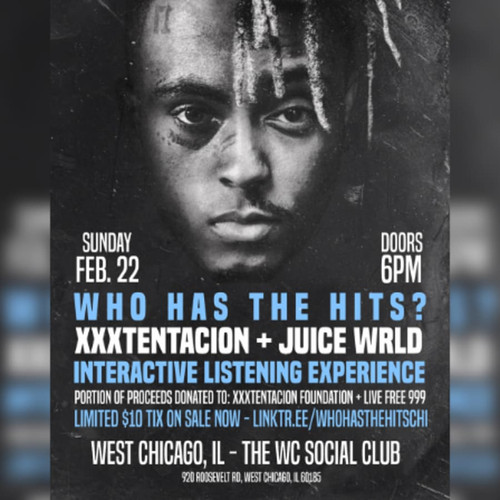FINAL TIER (ONLY 50 TIX REMAIN) - WHO HAS THE HITS? - JUICE WRLD & XXXTENTACION TRIBUTE NIGHT @ The WC Social Club - 2026-02-22