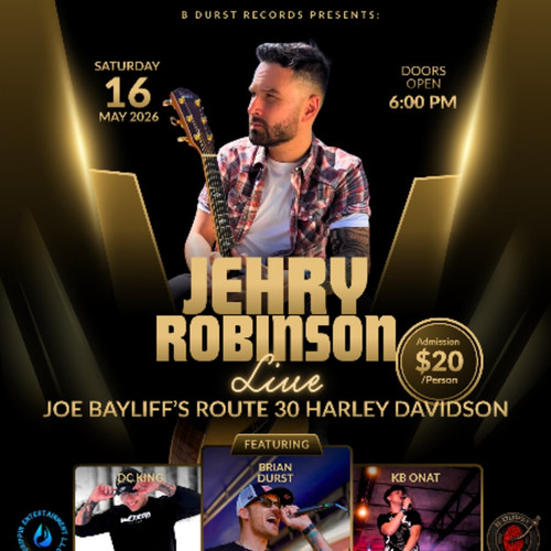 General Admission - JEHRY ROBINSON: Please Buy A Ticket To My Tour, Tour @ Route 30 Harley-Davidson - 2026-05-16