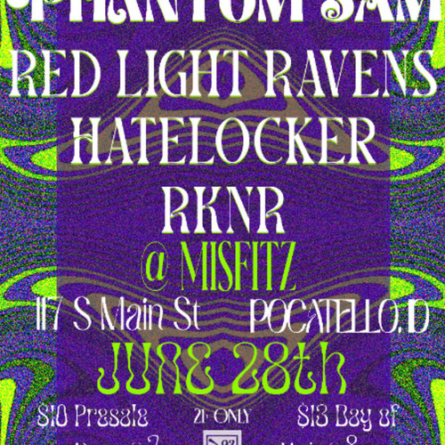General Admission - Phantom Sam @ Misfitz - 2026-06-28