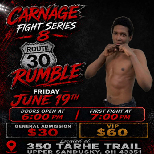 VIP - Carnage Fight Series 8 @ Route 30 Harley-Davidson - 2026-06-19