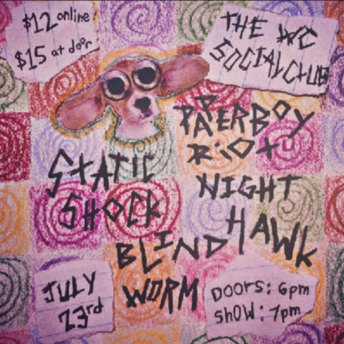 Reserved Table for 4 - Blindworm @ The WC Social Club - 2026-07-23