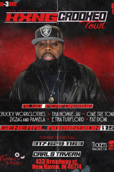 General Admission - Team Insomniac Presents Kxng Crooked @ Carls Tavern - 2021-10-09