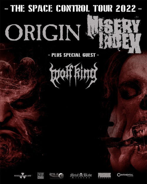 Balcony Tickets - Origin & Misery Index @ Black Circle - 2022-05-07