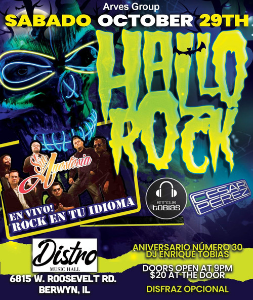 General Admission - Dj Enrique Tobias Aniversario #30 @ Distro Music Hall - 2022-10-29