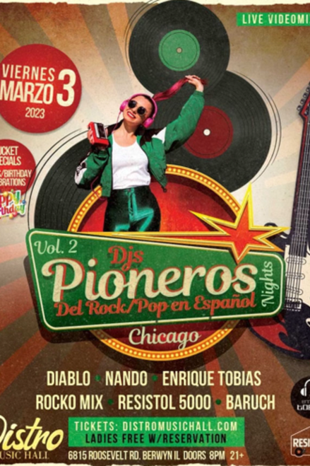 General Admission - Men - DJs Pioneros Nights @ Distro Music Hall - 2023-03-03