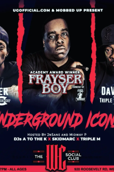 General Admission - Da Boss - Frayser Boy @ The WC Social Club - 2023-05-12