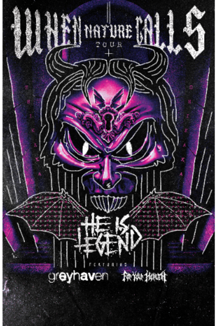 VIP Seating - He Is Legend @ The WC Social Club - 2023-07-11