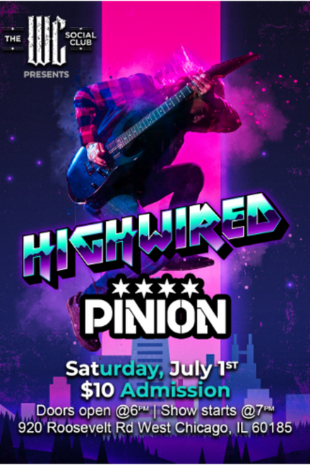 General Admission - Highwired @ The WC Social Club - 2023-07-01