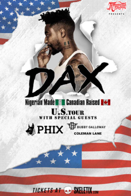 Reserved Table for 4 - Upstairs - DAX: Nigerian Made Canadian Raised US Tour @ Gabe's - 2023-10-06