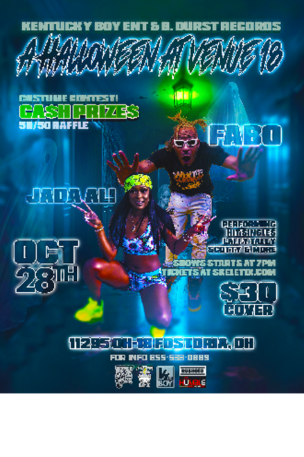 BackStage Pass  - Fabo Live Fostoria Ohio @ Venue 18 - 2023-10-28