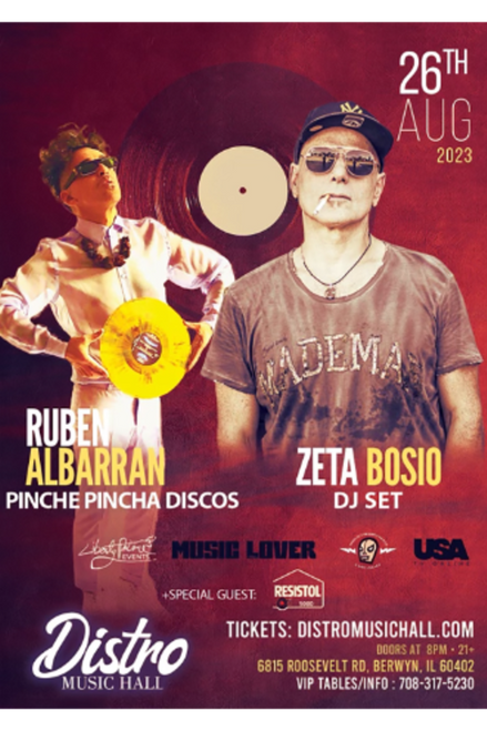 Meet & Greet Upgrade - ZETA BOSIO + RUBEN ALBARRAN - DJ Sets @ Distro Music Hall - 2023-08-26