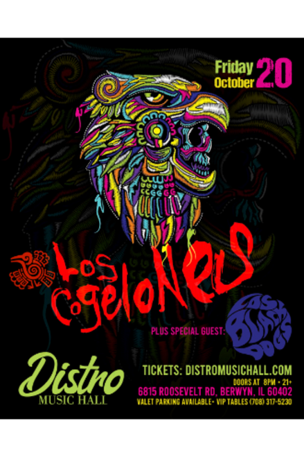General Admission - LOS COGELONES @ Distro Music Hall - 2023-10-20