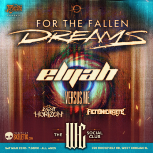 Reserved Seating - For the Fallen Dreams @ The WC Social Club - 2024-03-23