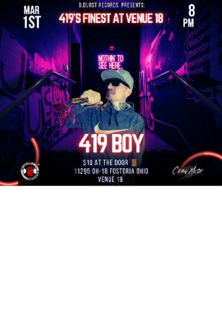 General Admission  - 419 BOY Live At Venue 18  @ Venue 18 - 2024-03-01