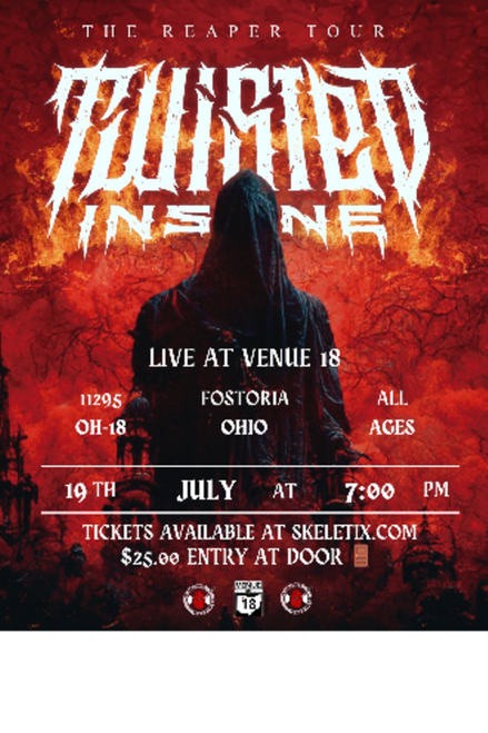 General Admission  - Twisted Insane Live at Venue 18 @ Venue 18 - 2024-07-19