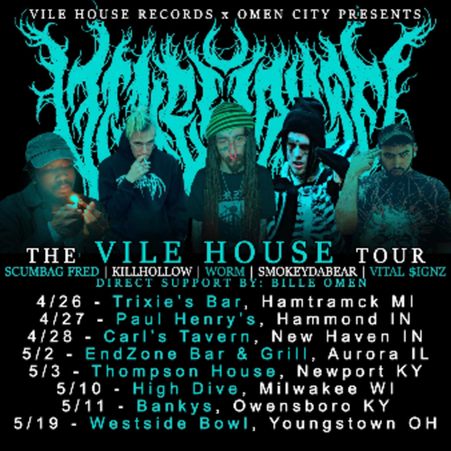 General Admission - The VILE HOUSE Tour 5-2 @ The Endzone Bar & Grill - 2024-05-02