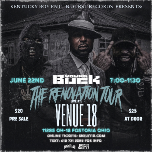 Backstage Pass  - Young Buck Live at Venue 18 @ Venue 18 - 2024-06-22