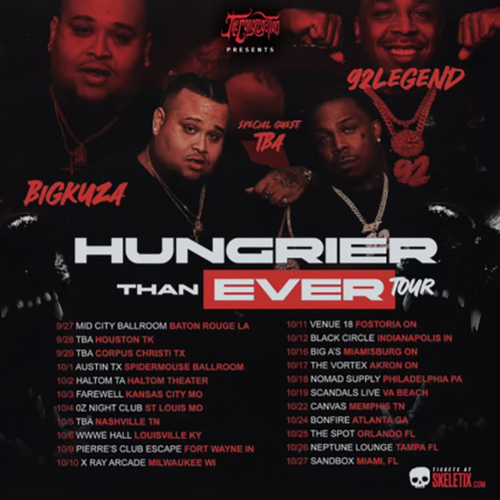 MEET & GREET ONLY DOES NOT INCLUDE TICKET TO SHOW - 92Legend- Big Kuza- & Torrian Ball Live @ FAREWELL KANSAS CITY MO @ Farewell - 2024-10-03