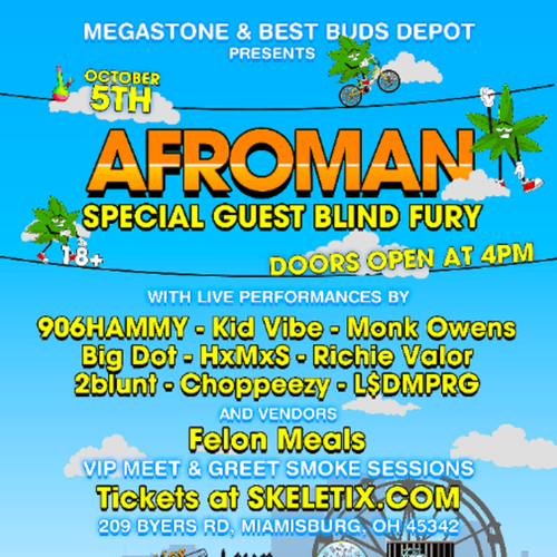 Smoke with Blind Fury  - AFROMAN & BLIND FURY BEST BUD FESTIVAL  @ Big Al's - 2024-10-05