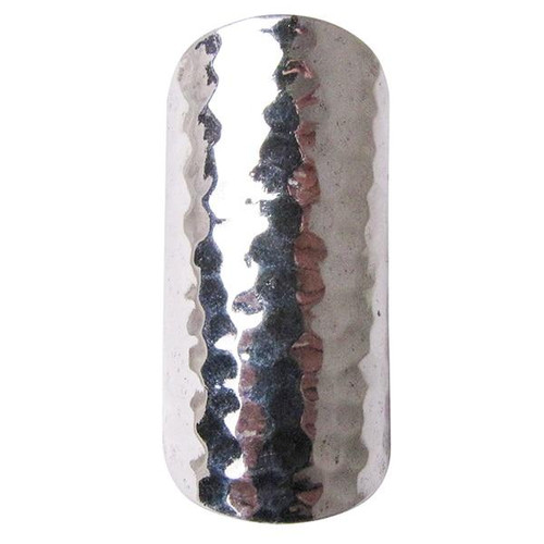 OT28 Silver Cigar Band Ring