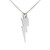 OT15 Silver Lightning Bolt Necklace