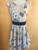 Crane Print Dress - Size L/XL