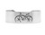 DL 1 Ride Cuff Bracelet - Matte Silver