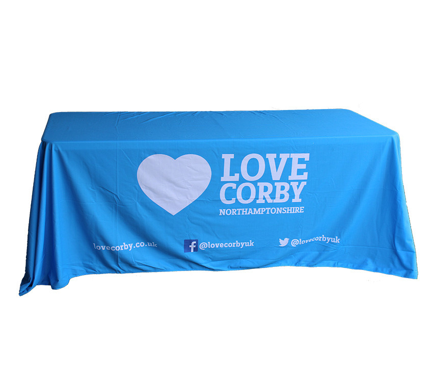 Custom printed table cover