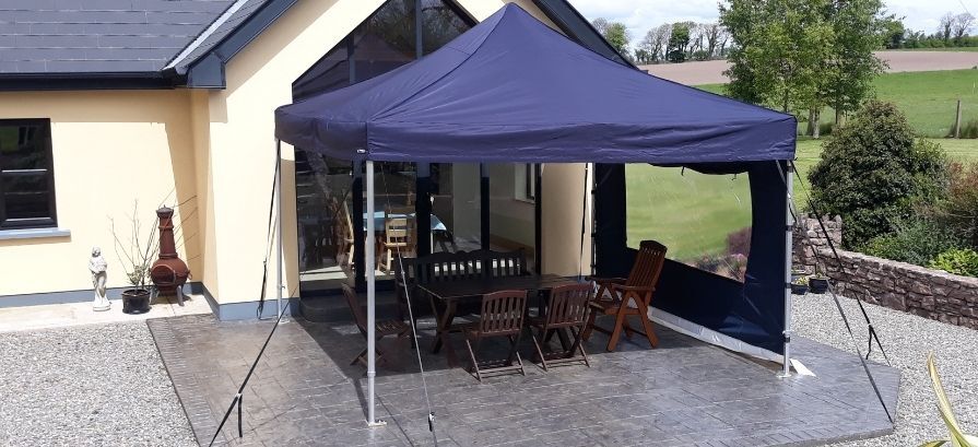 Gazebo in Back Garden from Tfh Gazebos