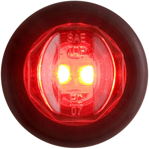 Uni-Lit 3/4", Red 2-Diode .180 Bullet | MCL11RHPG (OPT)