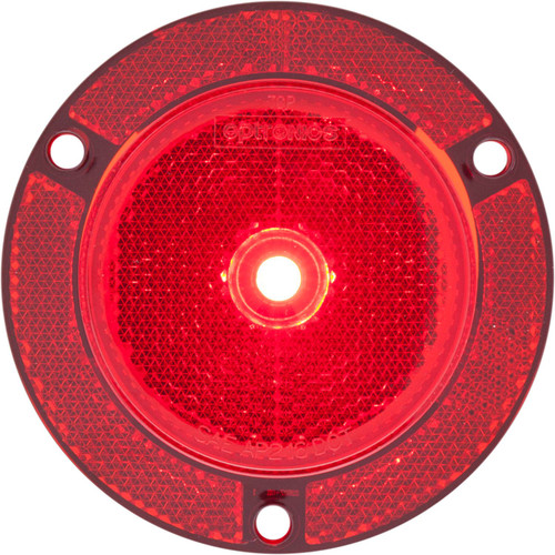2.5" LED One Diode Red HW PRINT | MCL002RXHWB (OPT)