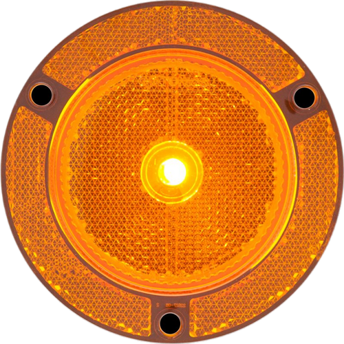 M/C Led 2.5"  Reflx Amber Pl10 | MCL002AXB (OPT)