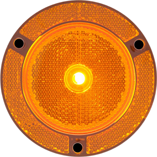 M/C Led 2.5"  Reflx Amber Pl10 | MCL002AXB (OPT)
