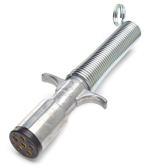 6 Pole Trailer Plug W/Spring | 82-1010 (GRO)