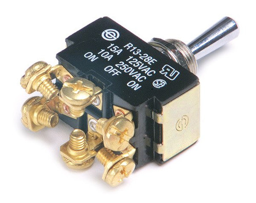 Toggle Switch On/Off/On 15AMP 6 Screw | 82-2122 (GRO)